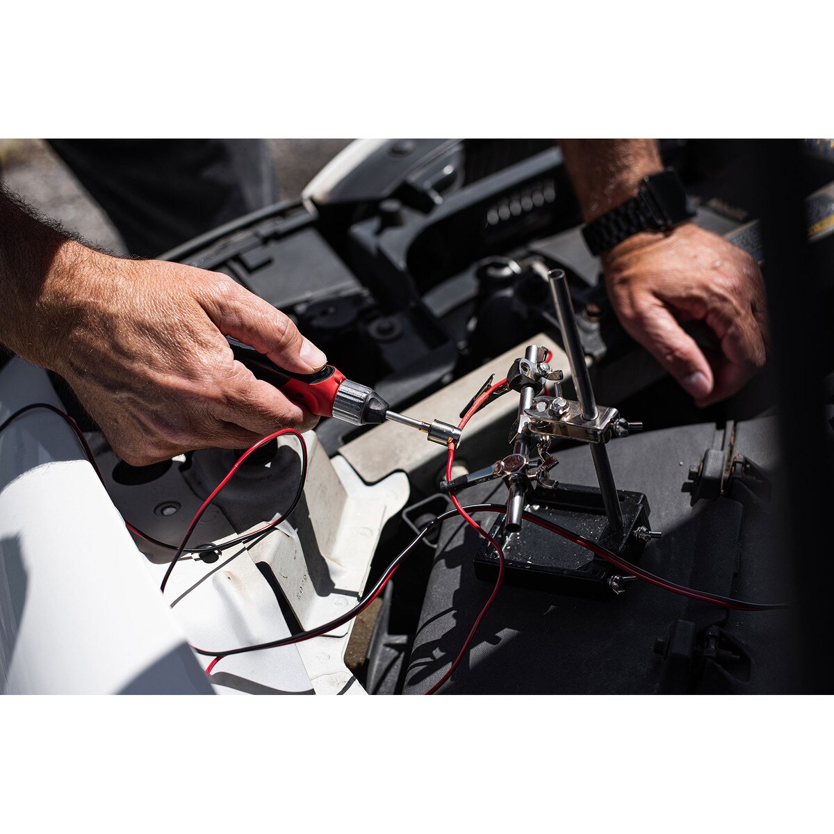 Rechargeable 30W Soldering Iron Kit with Heat Shrink Tip, Heat Shrink